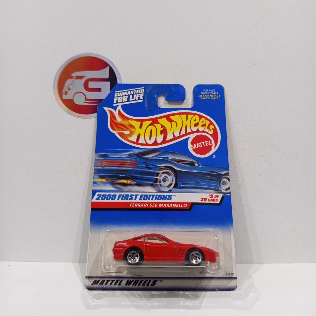 Hot Wheels Ferrari 550 Maranello 2000 First Edition - Hotwheels