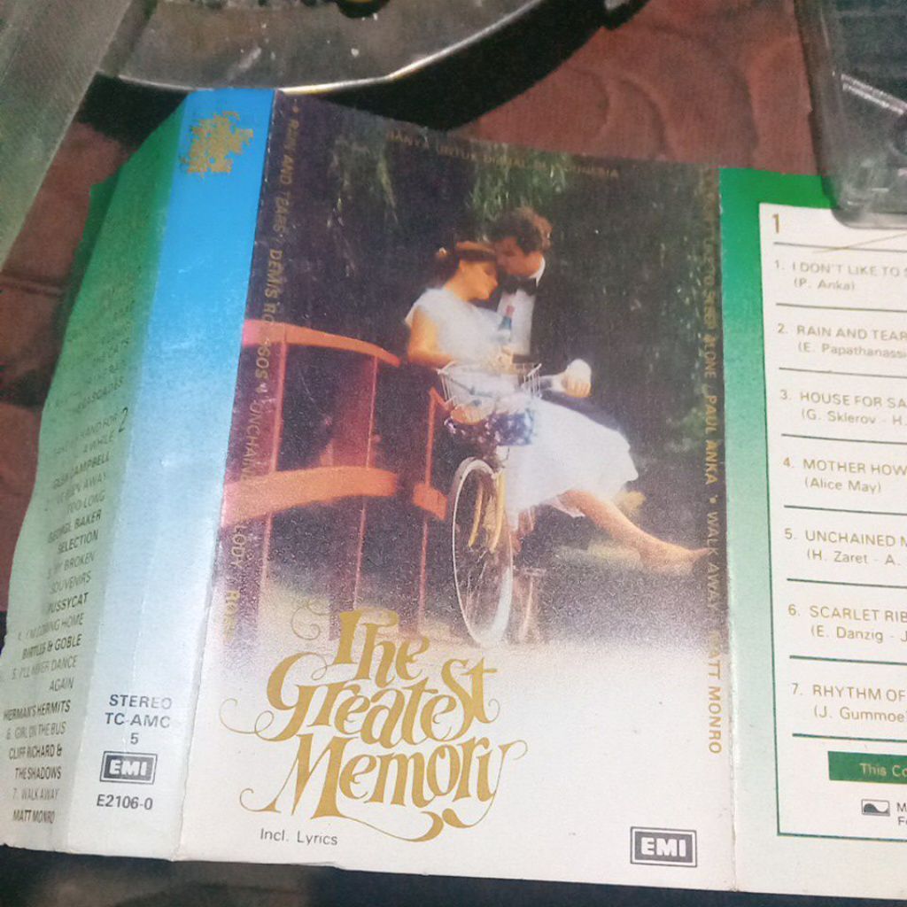 kaset pita THE GREATEST MEMORY T,-369