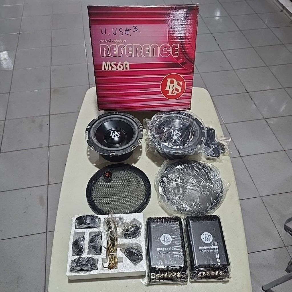 Speaker Audio Mobil DLS Reference MS6A 2-way dengan Magnesium Crossover dan Tweeter