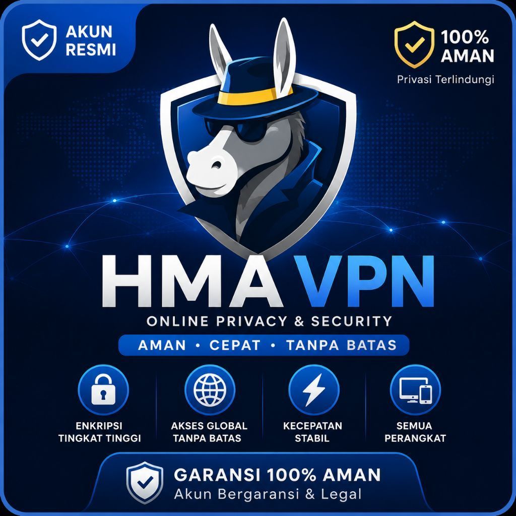 HMA VPN Premium 1 Bulan – VPN Aman & Cepat | Privasi Online | Akses Global | Multi Device