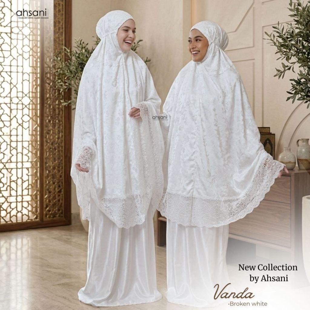 Mukena Vanda / Mukena Ahsani / Mukena Armani Jaquard / Mukena Tulip Original / Mukena Tulip Ahsani /