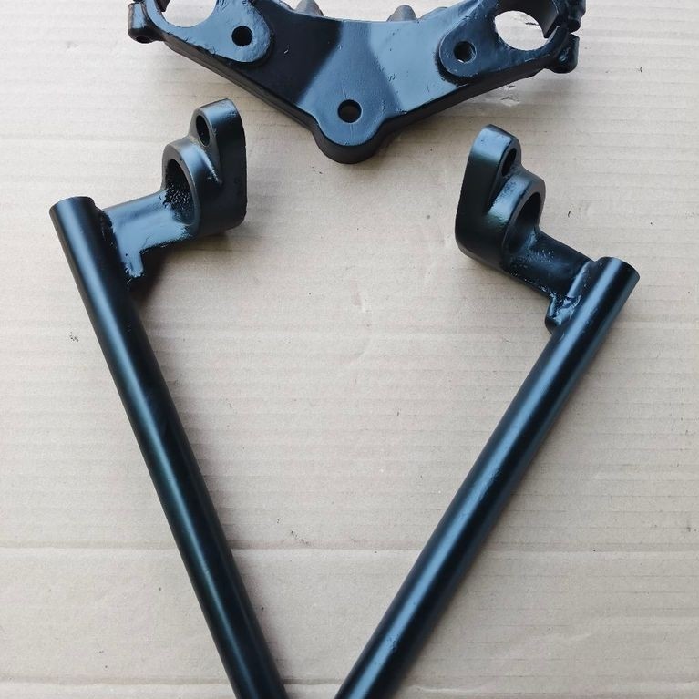 Stang setir jepit + segitiga T atas suzuki Rgr RGR original motor