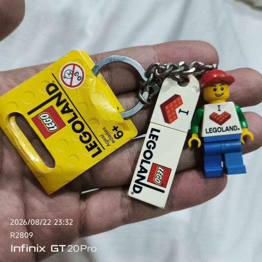 Lego LegoLand Minifigure Keychain