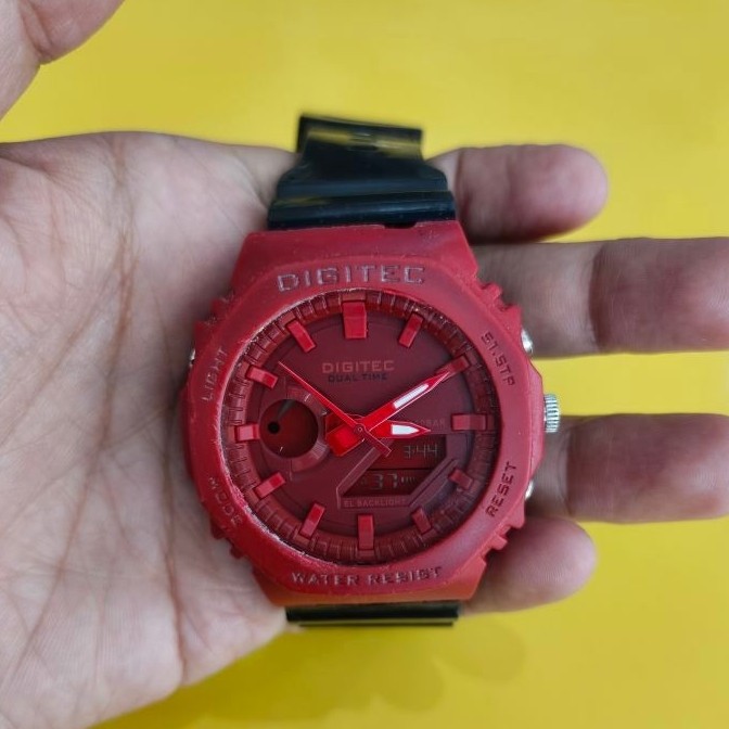 jam tangan preloved digitec analog dan digital fasion