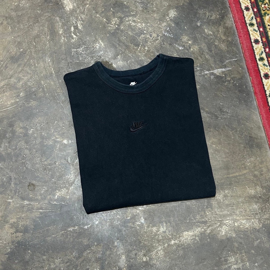 Tshirt Nike Black Logo Original
