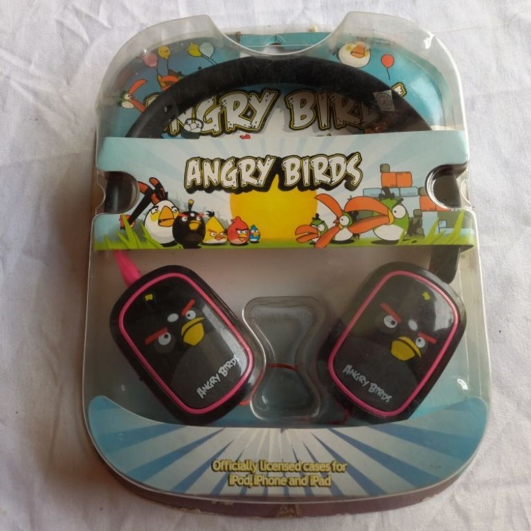 HEADPHONE JADUL KABEL / LOGO ANGRY BIRD