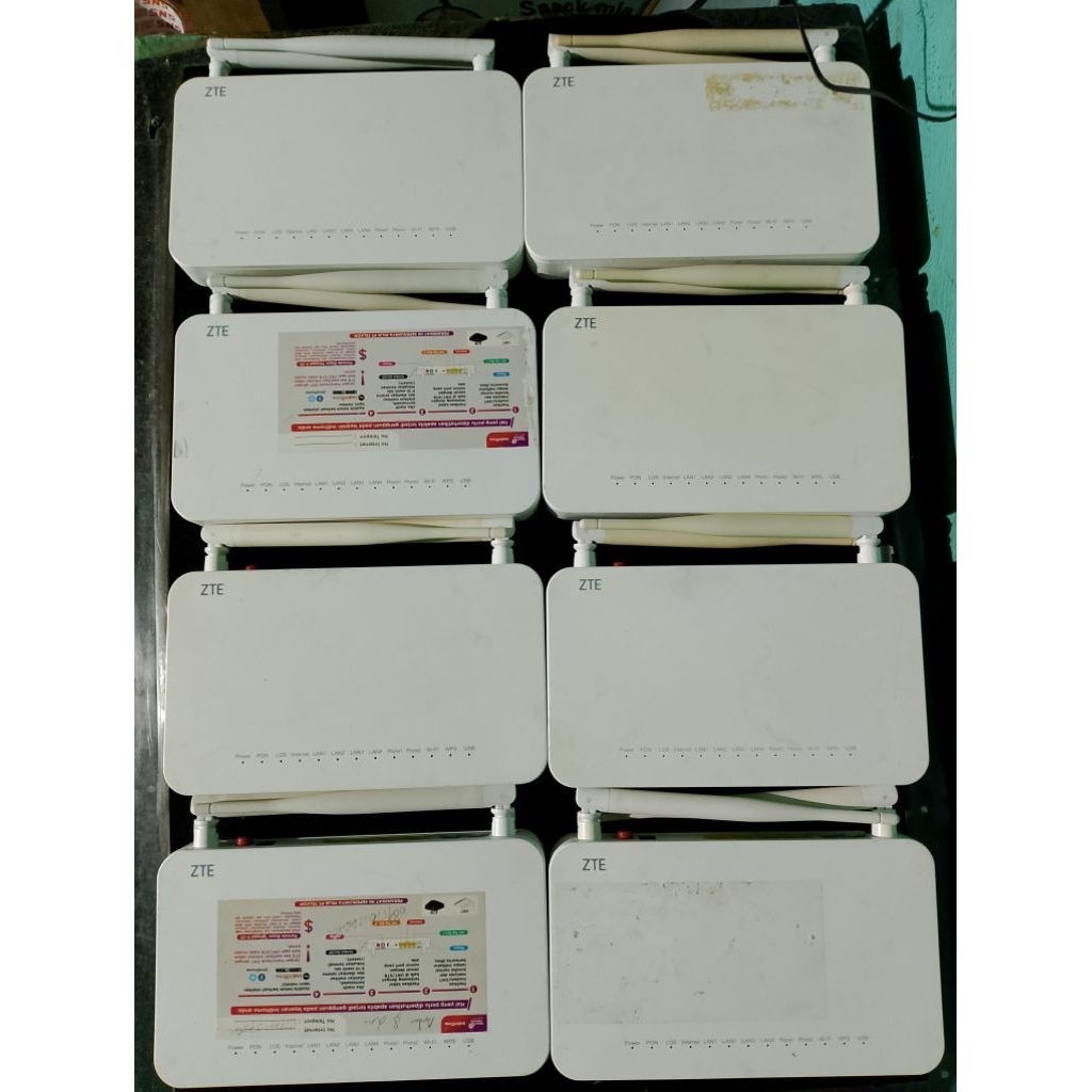 ROUTER ZTE F609 V3 PORT BIRU UNIT ONLY SECOND