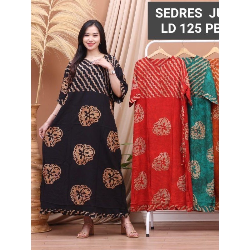 Terbaru DASTER CAP JUMBO RAYON PREMIUM LD 125 CM/MAURA JUMBO/DASTER CAP/GROSIR  BATIK SENTILING Risa
