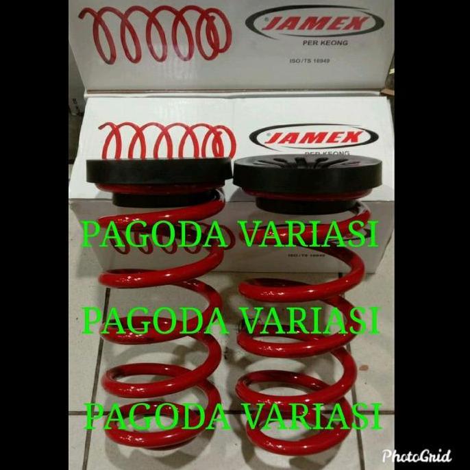PER KEONG COIL SPRING JAMEX PROGRESIF PREMIUM EMPUK AVANZA / XENIA LAMA BELAKANG 2PCS 2004-2011 STD 