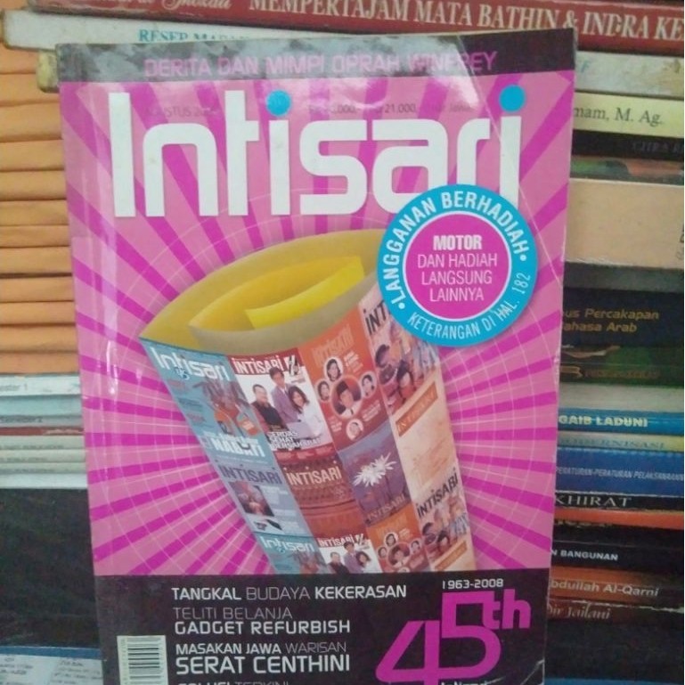 buku majalah intisari Tngkal Budaya Kekerasan