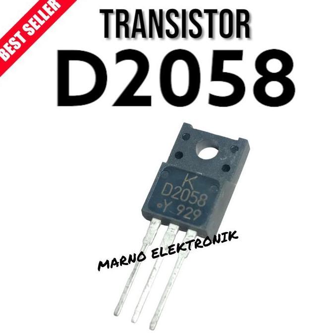 TRANSISTOR TR D2058 D 2058 D-2058 ASLI ORI ORIGINAL MRN99