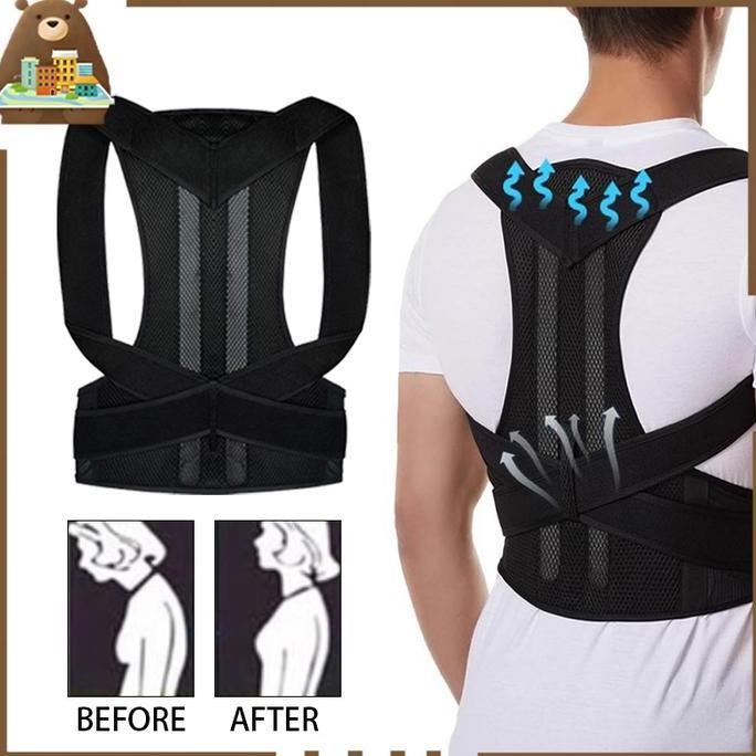 FKINAPE Korset Punggung Bungkuk Posture Belt Penyangga Punggung  Alat Biar Gak Bungkuk Alat Kretek P