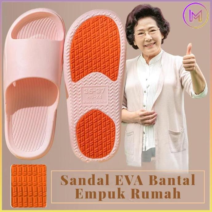 TSUZEMON Sandal EVA Bantal Empuk Rumah Berkualitas/Nyaman Unisex Sandal Slop Sendal Rumah/Motif Simp