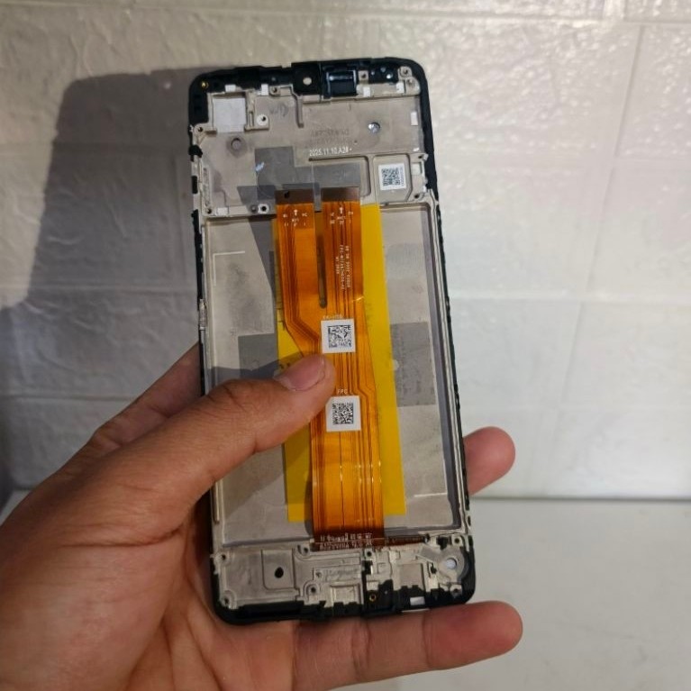 Lcd Samsung a07 plus frme ori copotan(cek deskripsi)