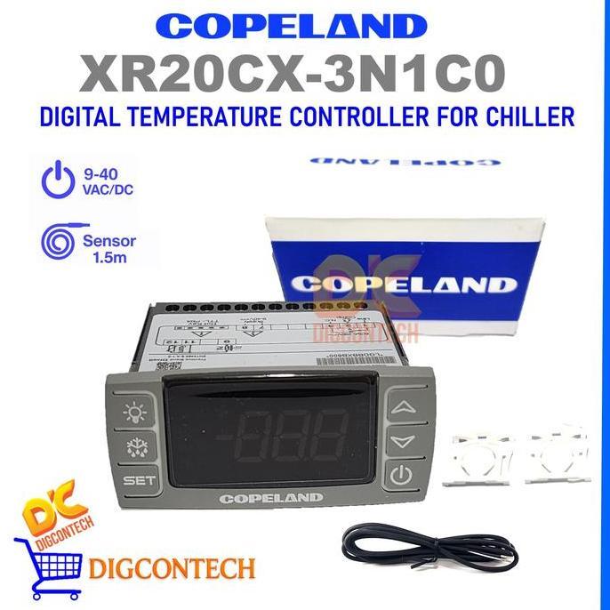 XR20CX DIGITAL TEMPERATURE CONTROLLER COPELAND DIXELL XR20CX -3N1C0 9-40 VAC/DC DIXE99