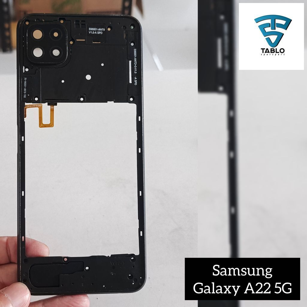 Housing fingerprint speaker bawah Samsung Galaxy A22 5G second copotan hp
