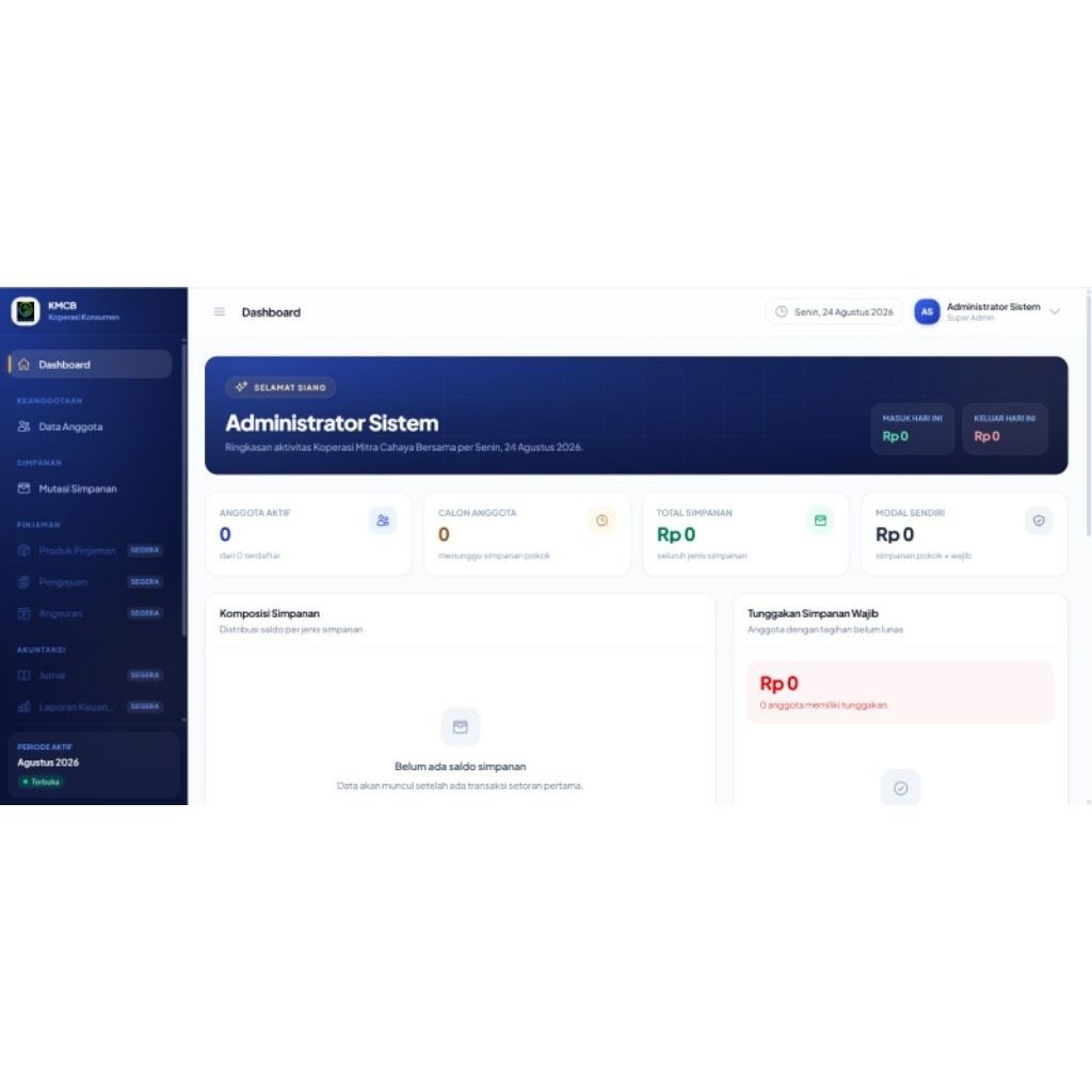 Source Code Website & Aplikasi Android Koperasi