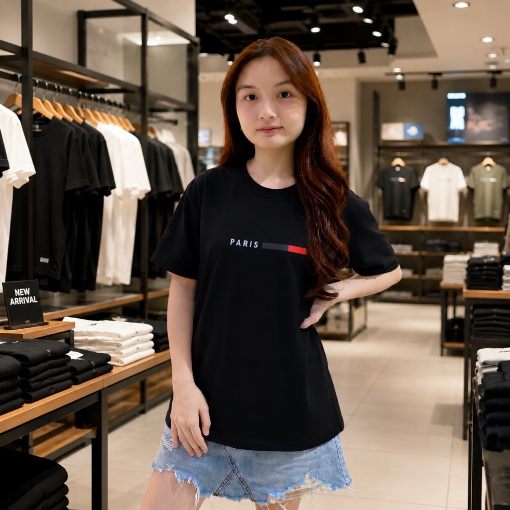 Eagle Clothing || Kaos Paris Pria Wanita Digital Printing Bahan Premium Import