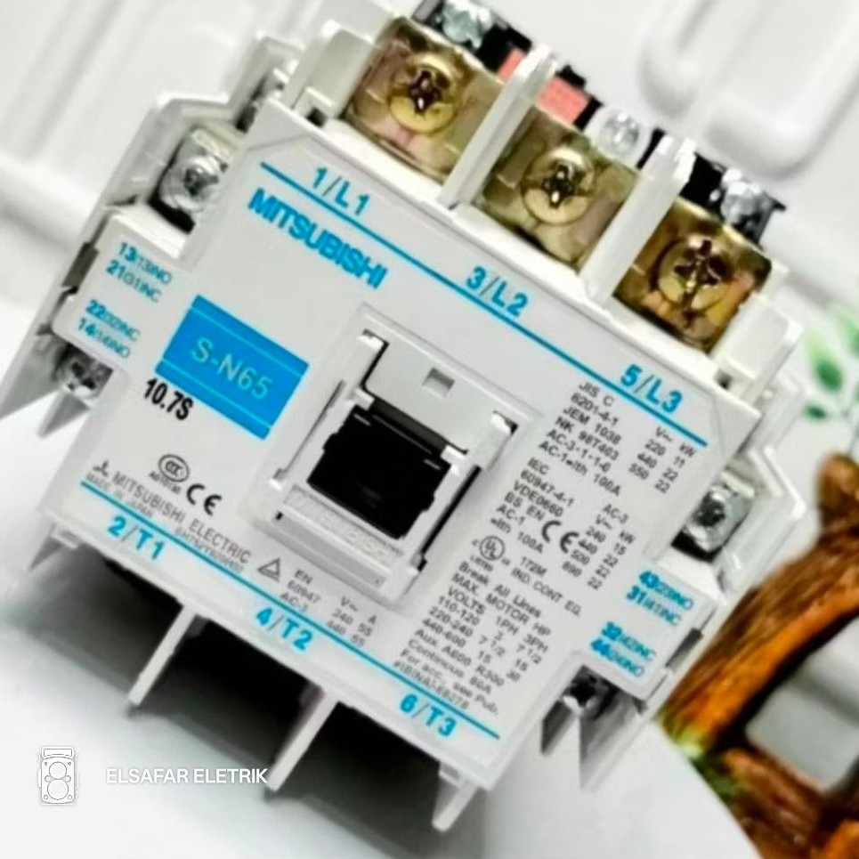 Mitsubishi kontaktor s-n65 100a 220v bergransi