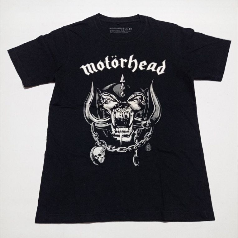 Kaos Band Motorhead Not Official Merchandise Warna Hitam Size S Second Brand Motorhead