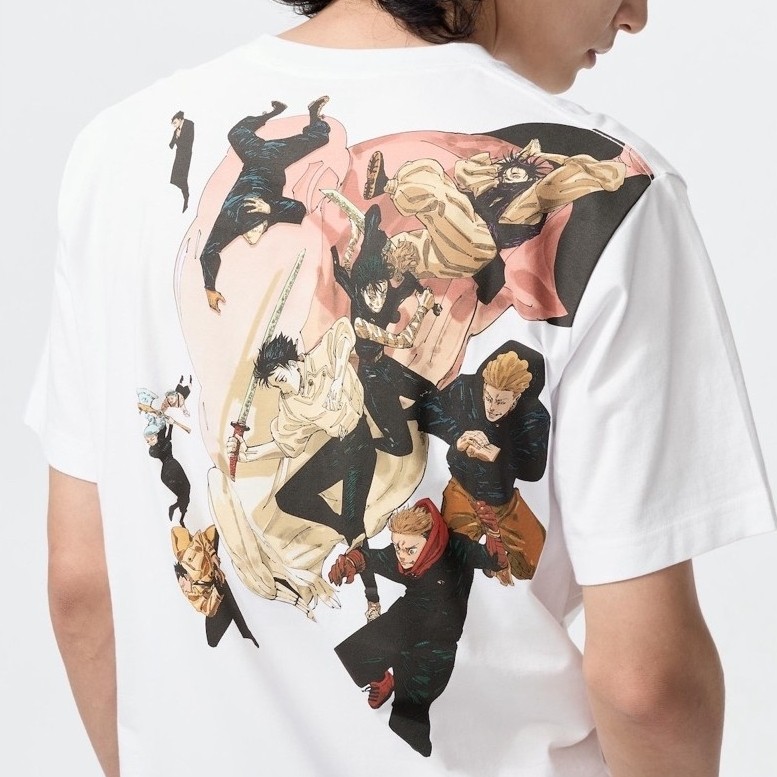 Kaos Manga UT Uniqlo Jujutsu Kaisen