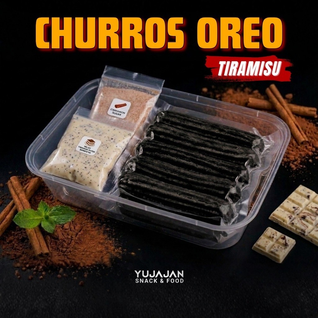 Churros Frozen Rasa Ooreo Isi 10 Pcs