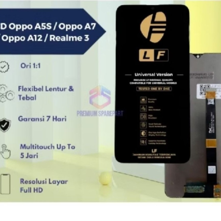 LCD LF LCD Oppo A5S / Oppo A7 / Oppo A12 / Realme 3 Universal Fullset Touchscreen/LCD LF (Bergaransi