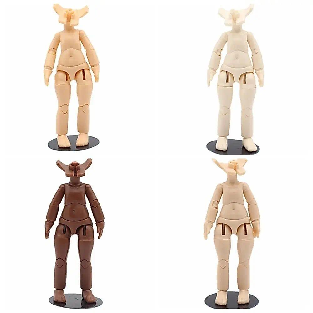 Doll Accessories Multi Joints Ob11 Doll Body Movable Replacement DOD Body 10.5cm Dress Up Doll Model