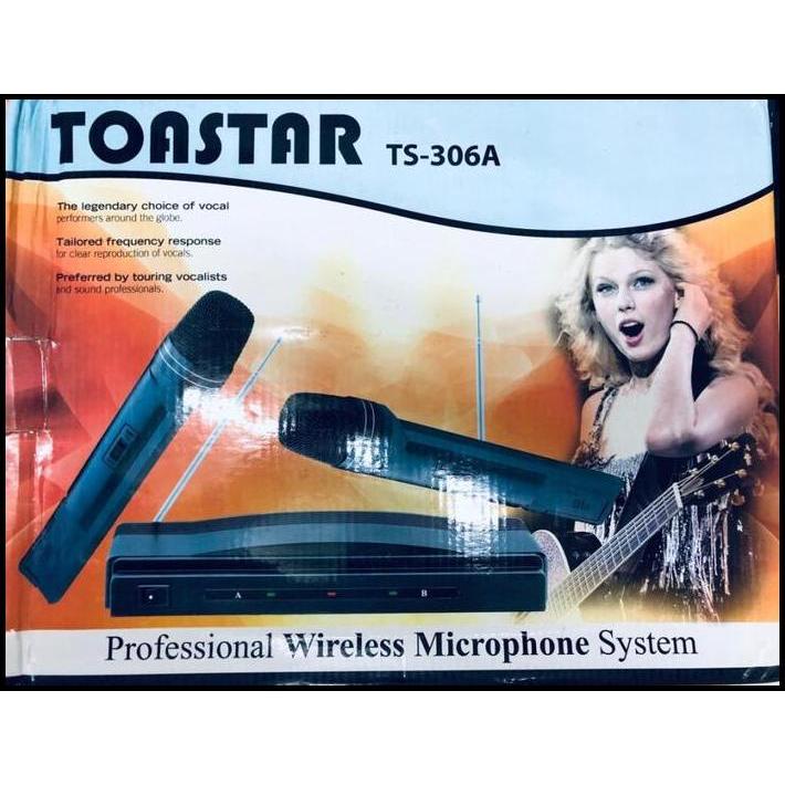 TERBARU MIC TOASTAR TS 306A WIRELESS 