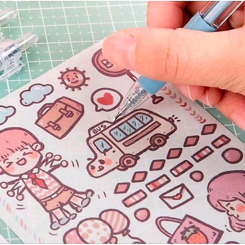 Cutter Pen Pulpen Mekanik Pemotong Stiker