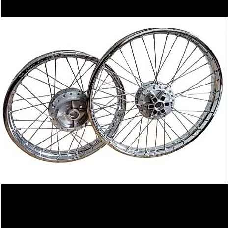 paket velg jari crom benelli pe 250 ring 18 16 uk 18x185 dan 16x215 velg custom hole 36