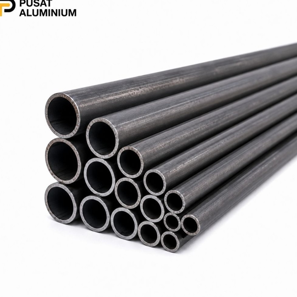Pipa besi Od 8mm Id 6mm x 1000mm