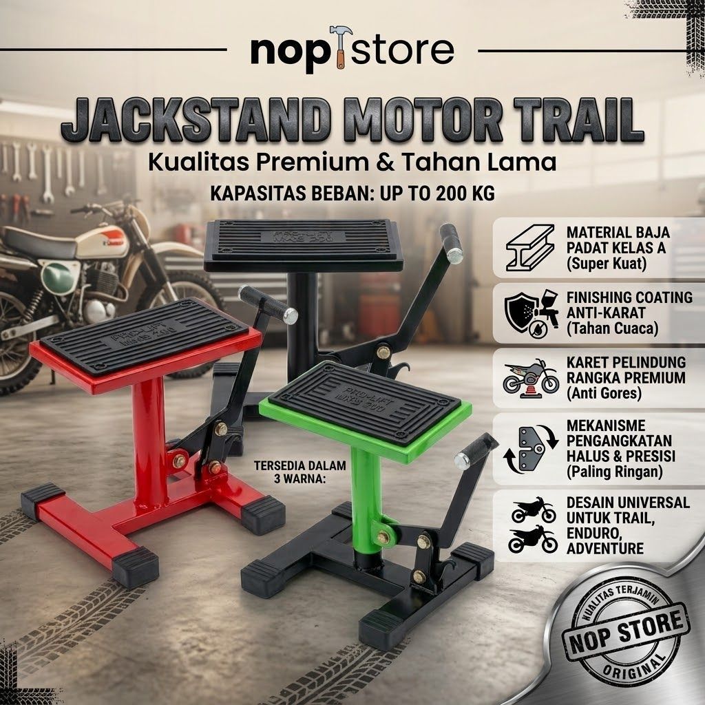 Standar Jackstand Motor universal Supermoto Trail Motorcross