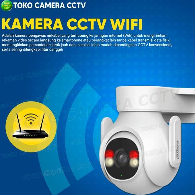 Olhar - Cctv Wifi Outdoor Alarm Ptz Dahua 3Mp Picoo Kamera Cctv Outdoor Pintar Bersuara Berwarna