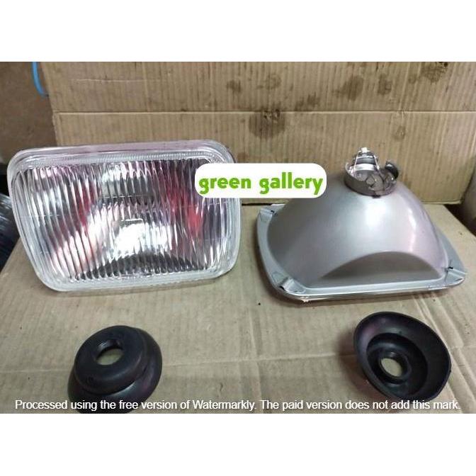 Lampu Headlamp Halogen Kotak H4 7 Inch Inci Suzuki Katana Jimny AM