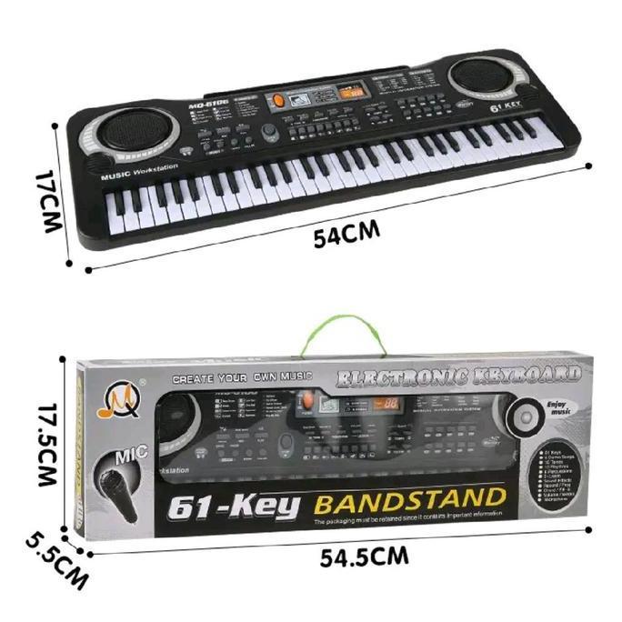+++++] mainan edukasi musik keyboard elektronik mic-keyboard mini anak piano