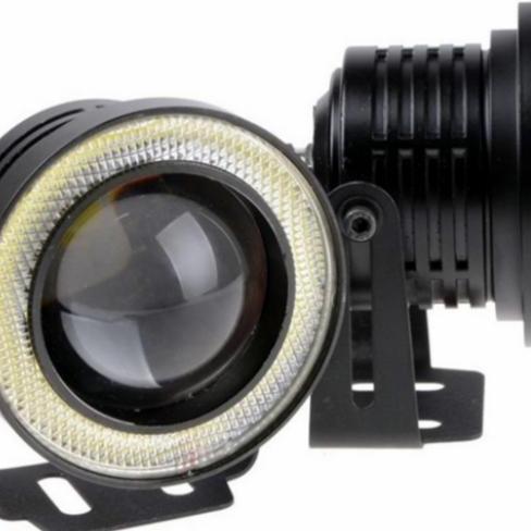 Foglamp Led Lampu Mobil INNOVA OLD NEW GRAND Angel Eyes 89mm