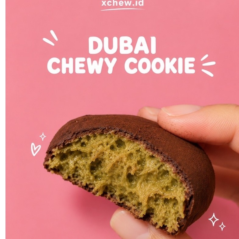 Dubai Chewy Cookie xchew.id (Ready)