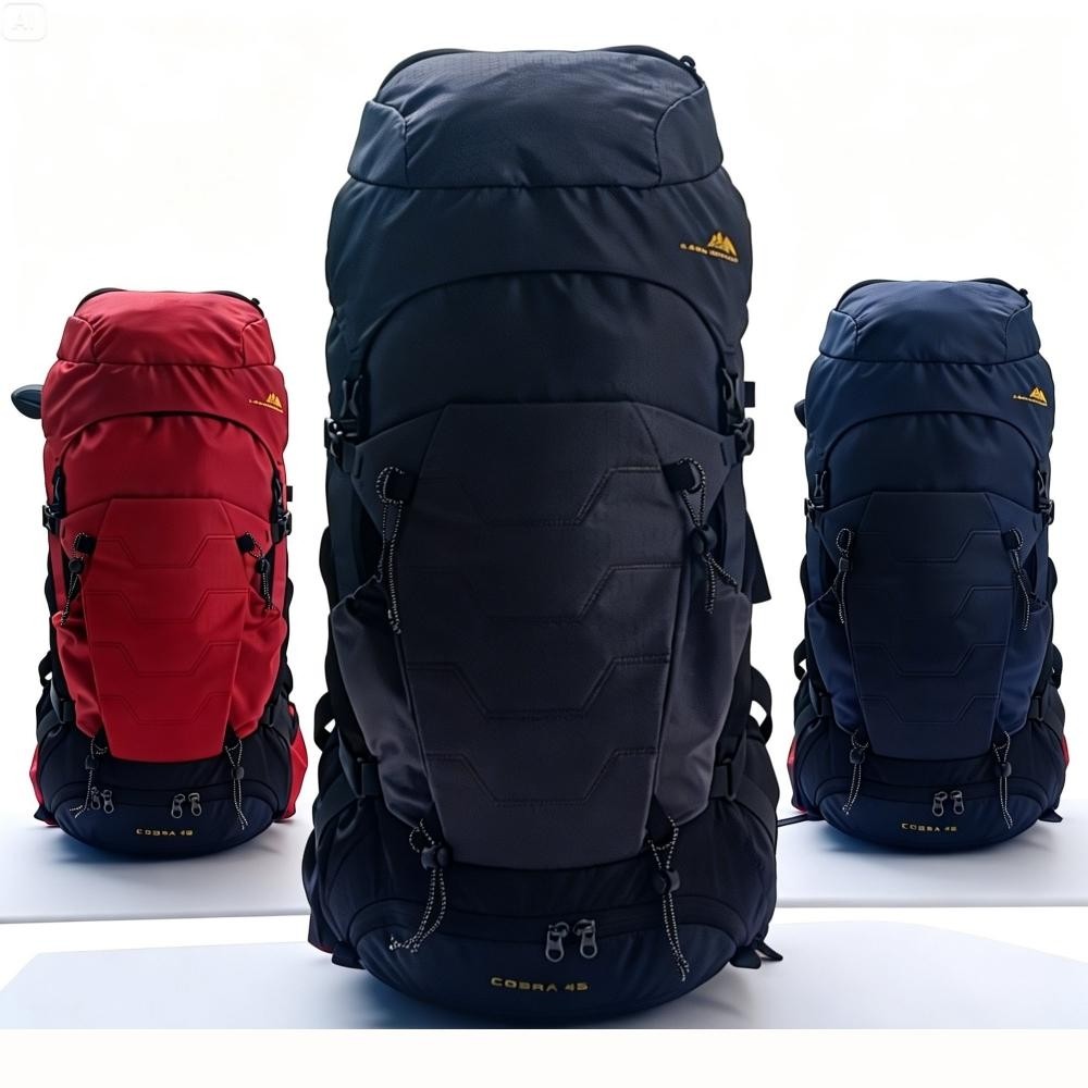 Tas Gunung / Tas Carrier LEAFHOPPER COBRA 45L Carrier Pria/Wanita free rain cover