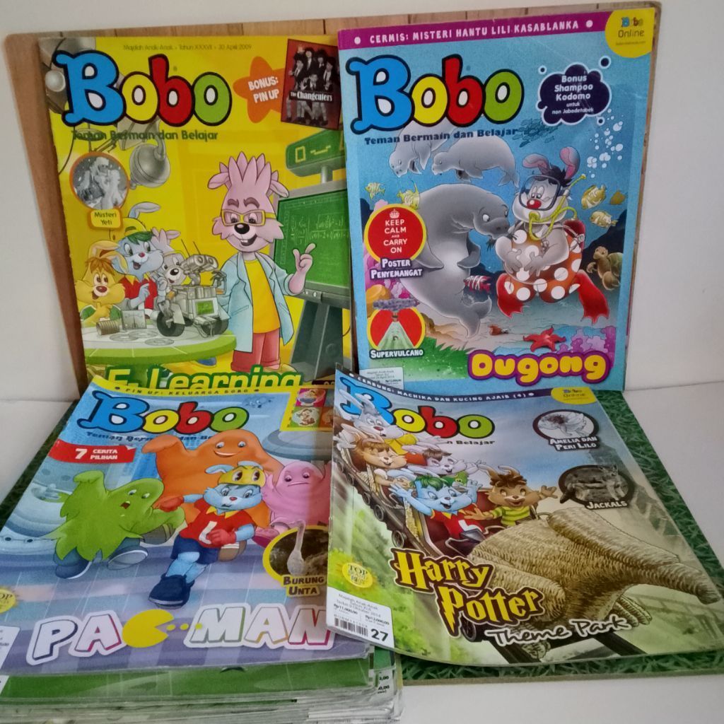 Majalah Anak Bobo thn 2009-2014-2015-2017-2018-2020-20213