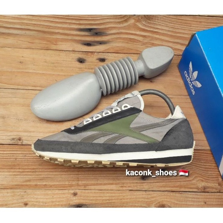 SEPATU SNEAKERS CASUAL REEBOK AZTEC GREEN GREY CLASSIC ORIGINAL