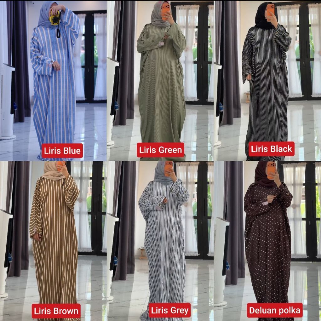 KAFTAN DELUNA ANJANI STORE / KAFTAN TERBARU ANJANI