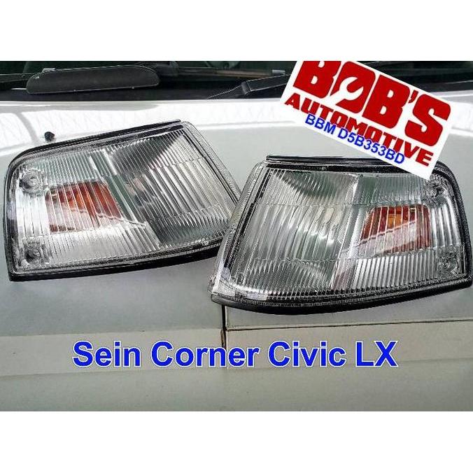 TERBARU - Sein corner / Corner lamp Civic LX 88-89 Crystal white