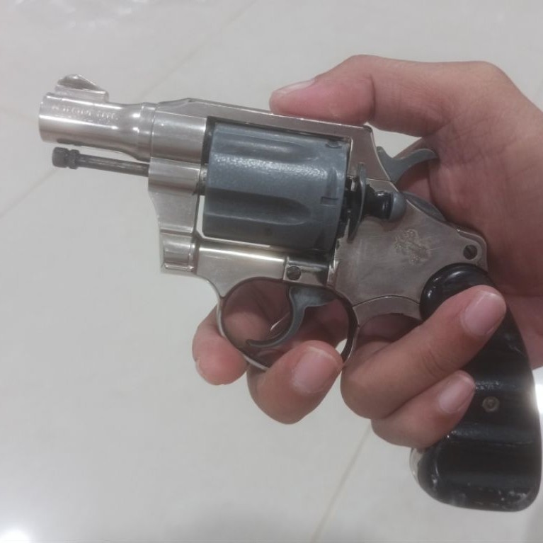 KONDISI MINUS A1R SOFT 6UN COLT POLICE SPECIAL BAHAN BESI 1:1