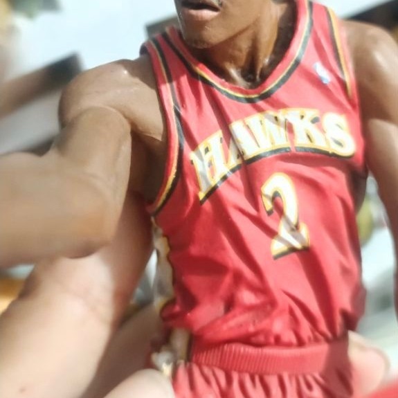 Figure pemain basket NBA  Hawks 2 koleksi display