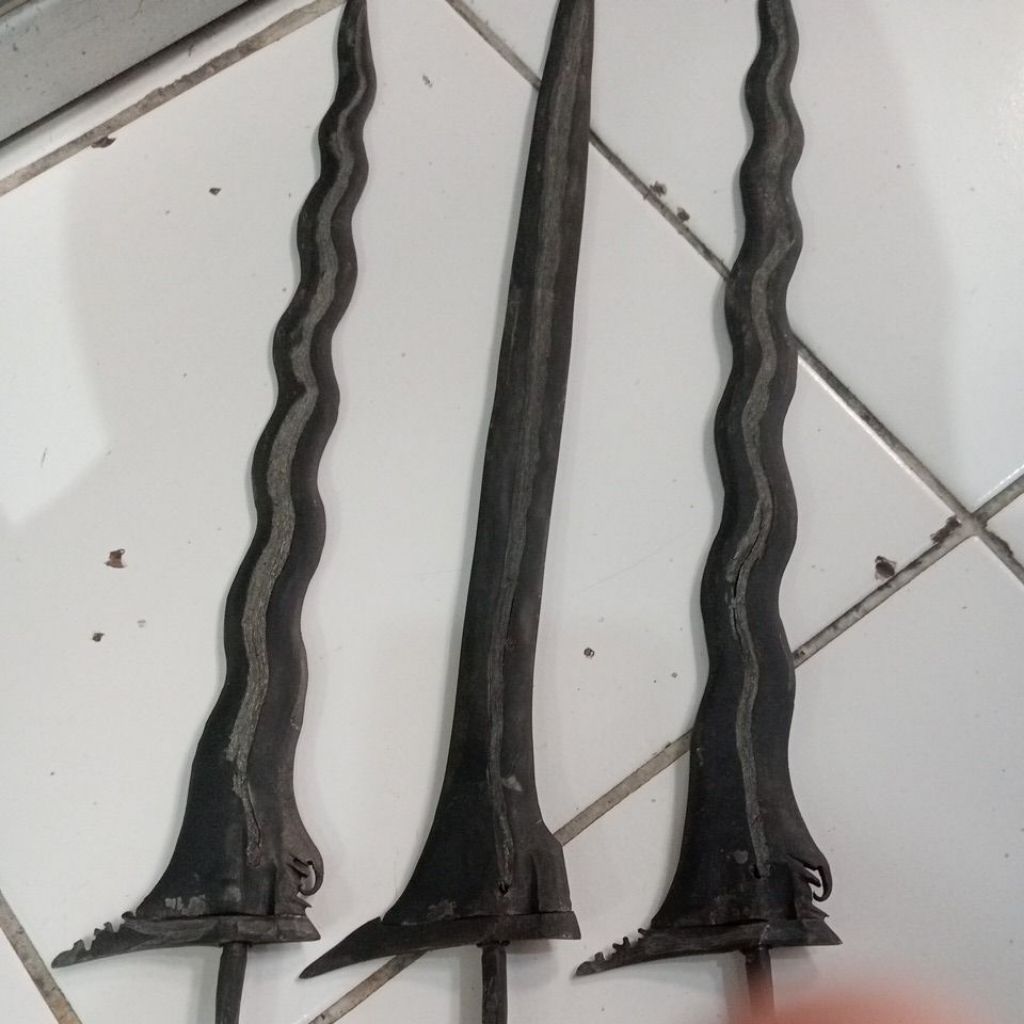keris sodo sak ler atau sodo Lanang bilah saja