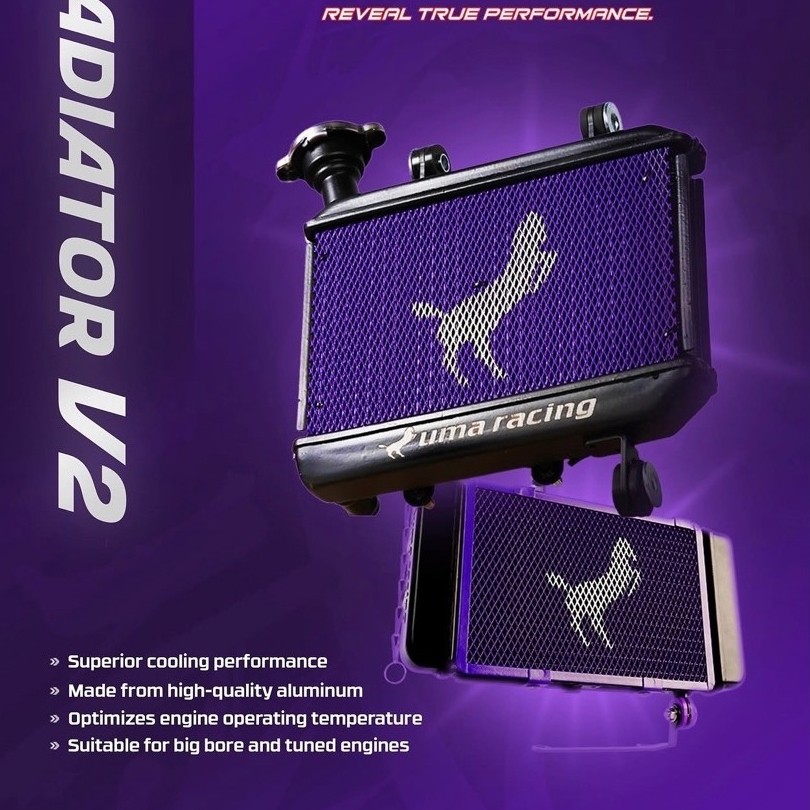 Radiator Uma RACING Aerox new Aerox old Nmax new Nmax turbo Mx king Radiator Almu Radiator UMA
