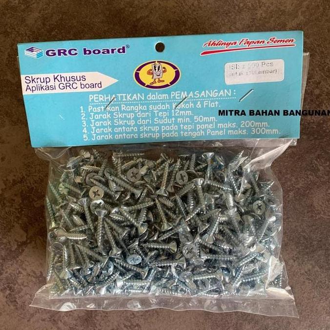 Sekrup GRC Board ( Satchet) 500 PCS