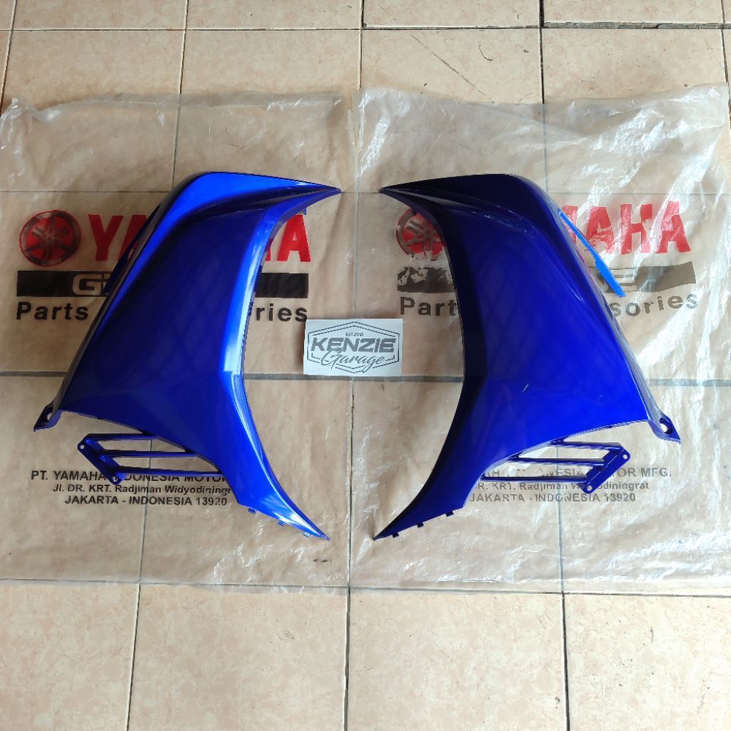 Legshield Sayap Luar Jupiter MX New Biru Tua DPBMC Original YGP 50C-F8312-00-P9 50C-F8311-00-P9