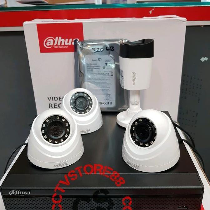 Handx- Paket Cctv 4 Channel Dahua Mp Paket 4 Kamera Mp Dahua Paket Cctv Lengkap Siap Pasang